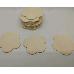 Lot of 19 - 3" Cloud - Laser Cut Out Unfinished Wood Shape Craft Supply